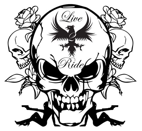 Harley Davidson Skull Logo Black And White - Viewing Gallery | Harley ...