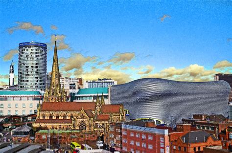 Free photo: Birmingham skyline - Birmingham, Buildings, Centre - Free ...