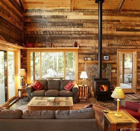 Rustic Country Home Decor Ideas 73 | Rustic home interiors, Log cabin ...