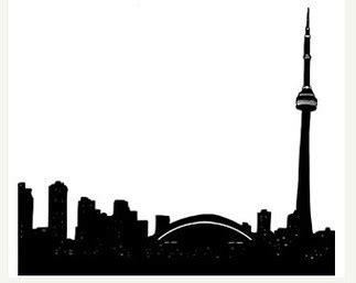 Toronto Skyline Silhouette Clipart - Free to use Clip Art Resource ...