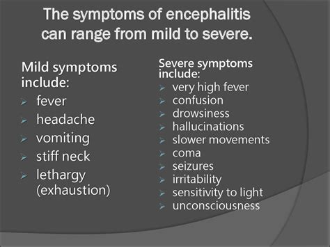 Encephalitis Symptoms