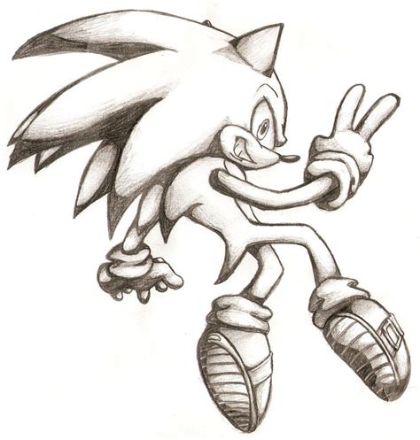 Sonic Drawing at GetDrawings | Free download