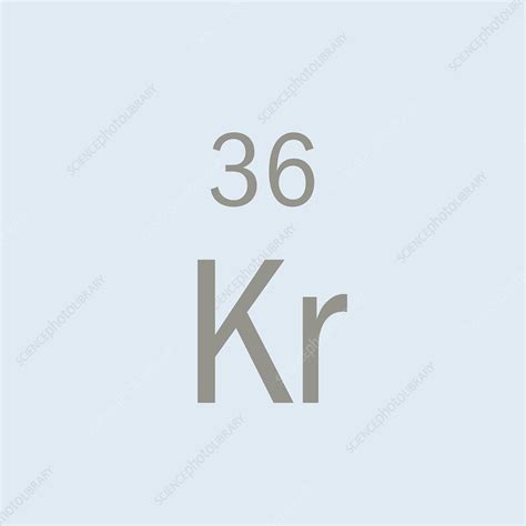 Krypton - Stock Image - C043/1012 - Science Photo Library