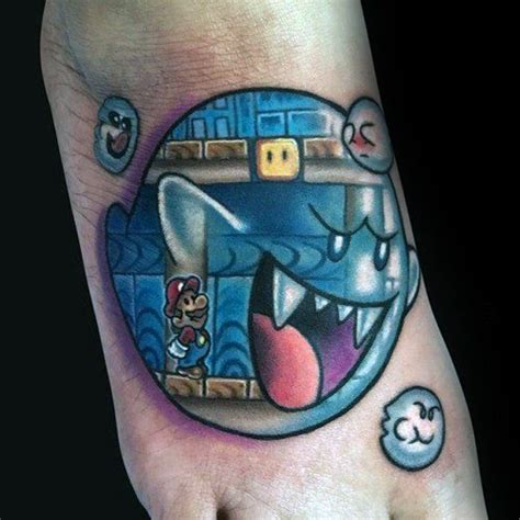 40 Mario Ghost Tattoo Ideas for Men