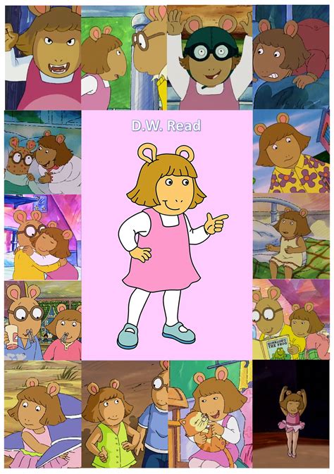 Arthur Characters - D.W. Read by gikesmanners1995 on DeviantArt