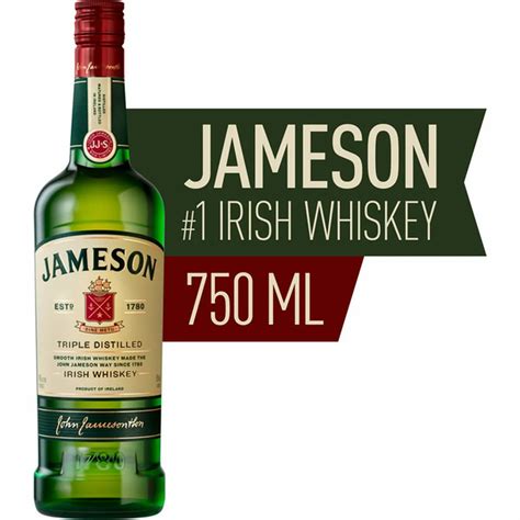 Jameson Triple Distilled Irish Whiskey (750 ml) Delivery or Pickup Near ...