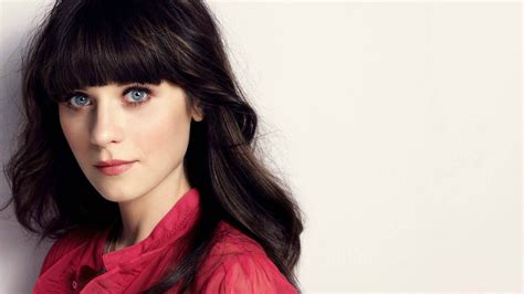 Zooey Deschanel, Women, Brunette, Blue Eyes, Bangs Wallpapers HD ...