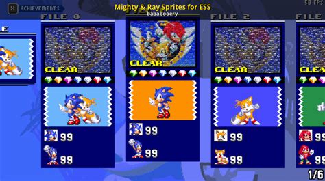 Mighty & Ray Sprites for ESS [Sonic 3 A.I.R.] [Mods]