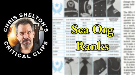 Ranks in Scientology’s Sea Organization – Chris Shelton