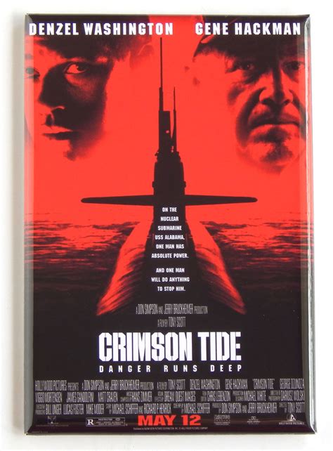 Kitchen & Dining Refrigerator Magnets Crimson Tide Movie Poster Fridge ...