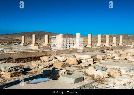 The Audience Hall of the Pasargadae Palace. Ancient Persian city of ...