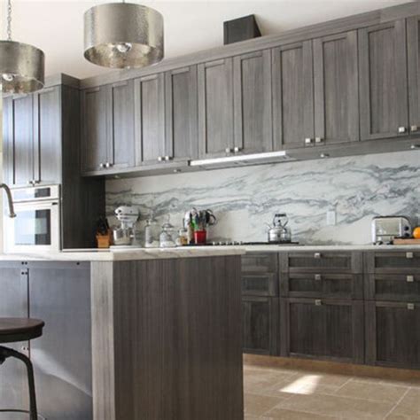 Dark Gray Stained Cabinets - CABINET CHK