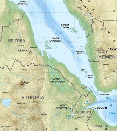 Bab Al Mandab Mapa | MAPA