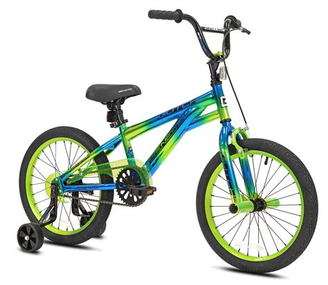 Free 2-day shipping. Buy Genesis 18" Glitch Boy's BMX Bike, Blue/Green ...