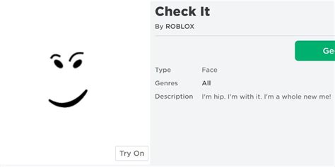 Roblox: All Of The Free Faces In The Catalog