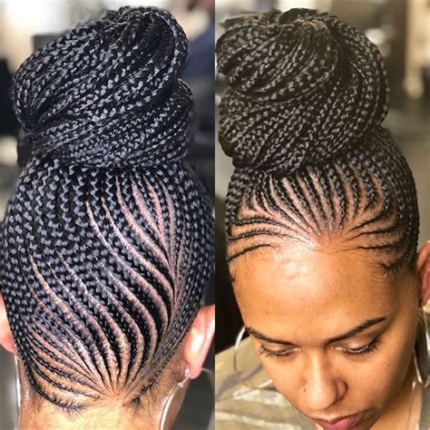 ankarafashion.info | Cornrow updo hairstyles, Big cornrows hairstyles ...