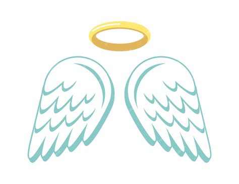 Premium Vector | Cartoon angel wings vector illustration