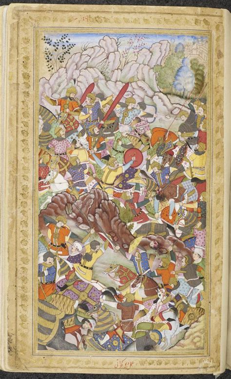 Mughal Paintings, Islamic Paintings, First Battle Of Panipat, Persian ...