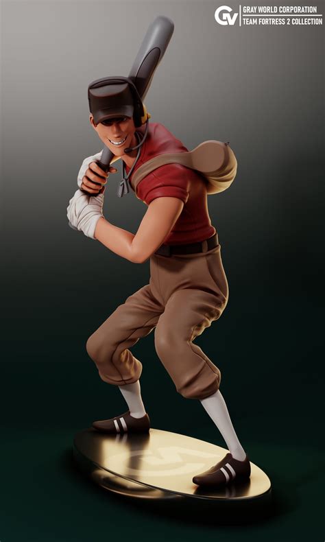 Team Fortress 2 Scout Display Model/figure 3D Resin Print - Etsy