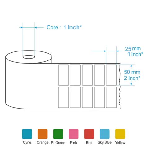 50mm x 25mm 2up Plane White BARCODE LABEL STICKERS, Size: 2x1 Inch at ...