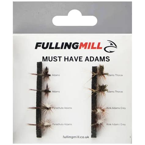 Fulling Mill Must Have Adams 8 Flies - Fly Fishing Tackle| Angling Direct