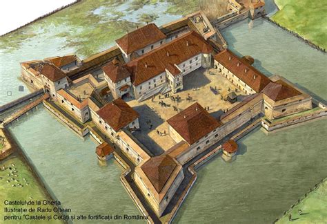 Gherla Fort - by Radu Oltean | Castle layout, Fortress house ...