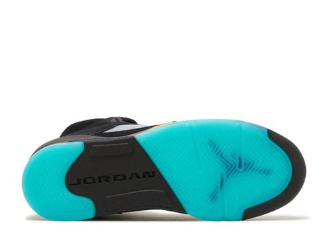 Air Jordan 5 Retro GS 'Aqua' - Air Jordan - 440888 047 - black/aquatone ...