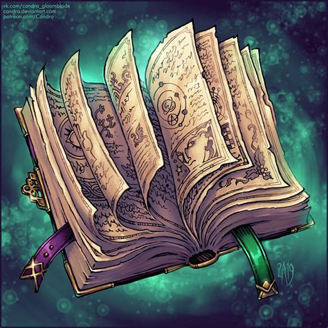 Spellbook, Candra Gloomblade on ArtStation at https://www.artstation ...