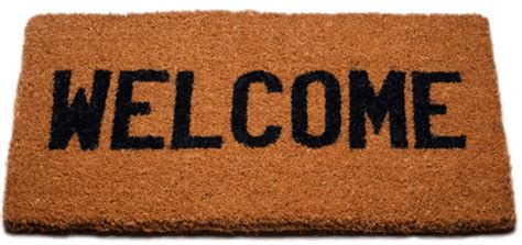 Welcome Doormat transparent PNG - StickPNG