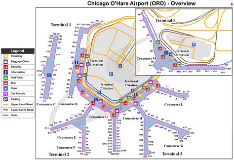 O'Hare International Airport Map