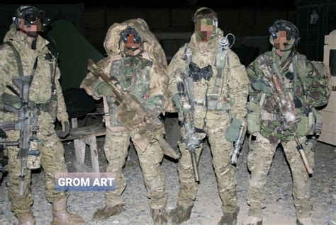 JW GROM sniper team before night mission in Afghanistan. Very ...