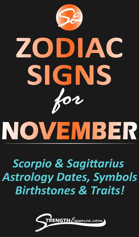 The Zodiac Sign For November