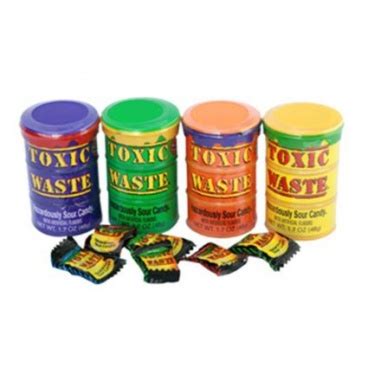 Toxic Waste Sour Candy 48g Single Cannister - American Food Store