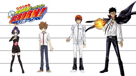 HITMAN REBORN! | Characters Height Comparison - YouTube