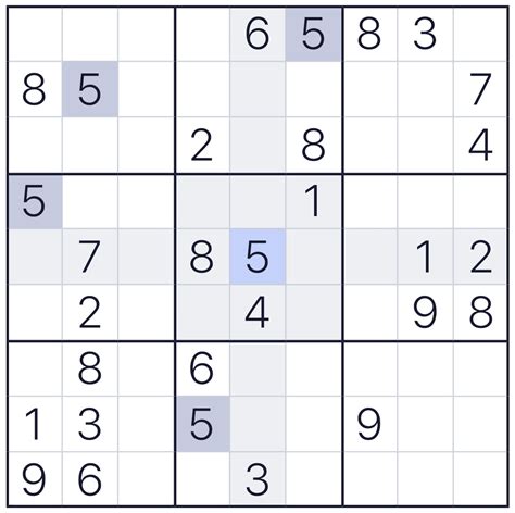 Sudoku - Sudoku puzzle, Brain game, Number game