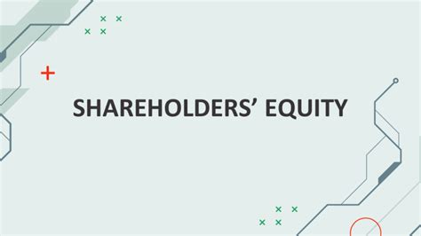 Shareholders Equity Part 1