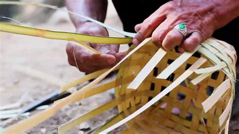 Free Stock Footage -Weaving Bamboo Basket. - YouTube