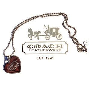 Coach | Jewelry | Coach Silver Logo Necklace | Poshmark