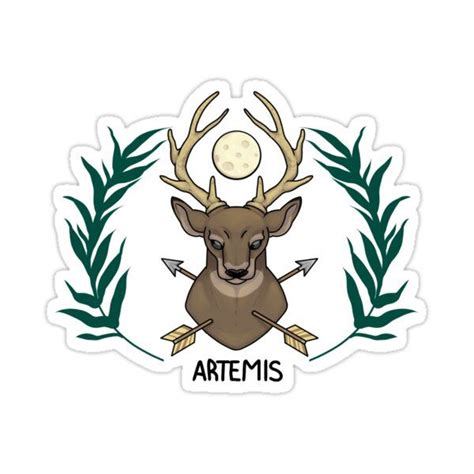 Artemis Inspired Cabin Symbol Sticker by SaintNightshade in 2021 | God ...