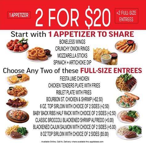 Menu at Applebee's Grill + Bar, Fort Smith, Rogers Ave