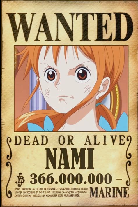 Nami Bounty After Wano : r/OnePiece