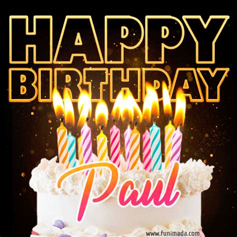 Happy Birthday Paul GIFs - Download on Funimada.com