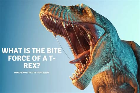 What Is The Bite Force Of A T-Rex? - Dinosaur Facts For Kids