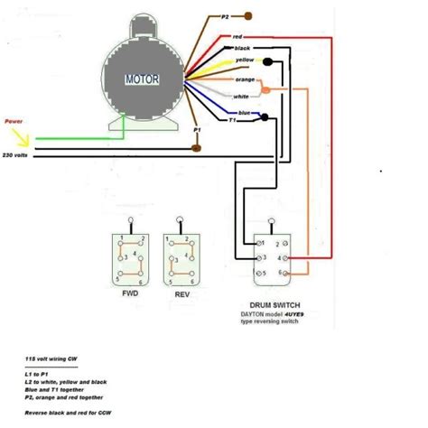 Dayton 3 4 Hp Motor Wiring Diagram