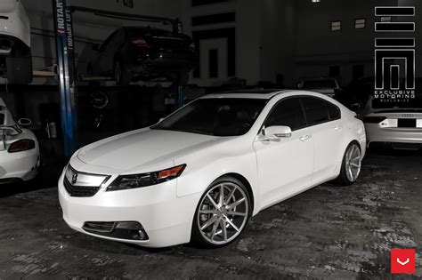 Clean Acura TL on Vossen VFS1 Custom Rims — CARiD.com Gallery