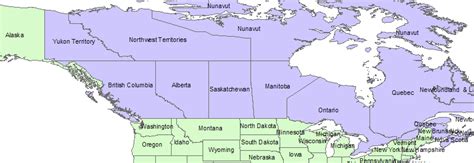 Map Canada And United States – Get Map Update