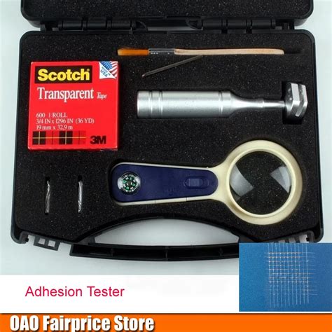 Cross Adhesion Tester Cross Cut Tester Kit including 1mm/2mm blades ...