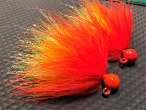 Hand tied Salmon Marabou Jigs made in Oregon