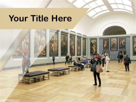 Free Fine Art Exhibition Gallery PPT Template - Download Free ...