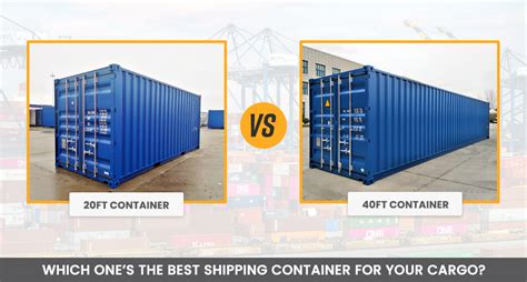 20ft vs. 40ft: How to Choose Right Shipping Container | Pelican Containers